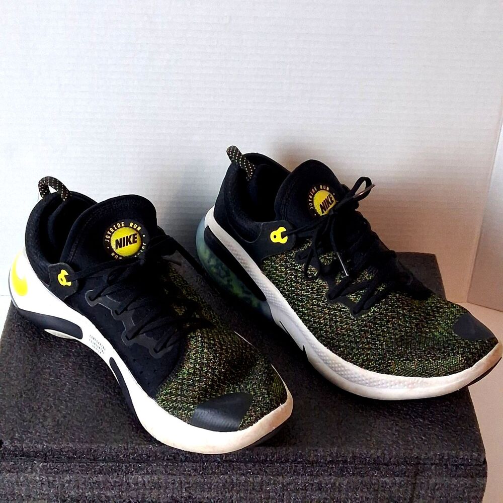 Nike Joyride Run Flyknit Mens Size 11.5 Green Black AQ2730-010 Preowned Good